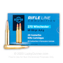 Cheap 270 Win Ammo In Stock  - 130 gr Prvi Partizan SP Ammunition For Sale Online - 20 Rounds