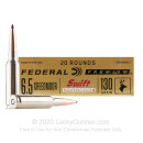 Premium 6.5 Creedmoor Ammo For Sale - 130 Grain Scirocco II Ammunition in Stock by Federal - 20 Rounds
