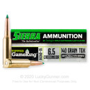 Premium 6.5 Creedmoor Ammo For Sale - 140 Grain Tipped GameKing Ammunition in Stock by Sierra GameChanger - 20 Rounds