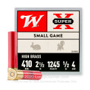 Bulk 410 Bore Ammo For Sale - 2-1/2” 1/2oz. #4 Shot Ammunition in Stock by Winchester Super-X - 250 Rounds