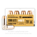 Premium 10mm Auto Ammo For Sale - 200 Grain JHP Ammunition in Stock by Federal Personal Defense HST - 20 Rounds