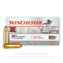 Cheap 30 Carbine - 110 grain hollow soft point Winchester Super-X Ammunition - 50 Rounds