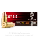 357 Sig Ammo For Sale - 124 gr FMJTC Fiocchi Ammunition In Stock