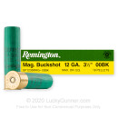 Cheap 12 Gauge Ammo For Sale - 3-1/2" 18 Pellet 00 Buckshot Ammunition in Stock by Remington Express - 5 Rounds