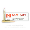 Premium 30-06 Ammo For Sale - 168 Grain ELD-Match Ammunition in Stock by Hornady Match - 20 Rounds