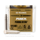 Premium 22 WMR Ammo For Sale - 45 Grain JHP Ammunition in Stock by Federal Punch - 50 Rounds