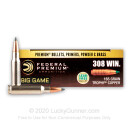 Premium 308 Ammo For Sale - 165 Grain Trophy Copper Polymer Tip Ammunition in Stock by Federal Premium - 20 Rounds
