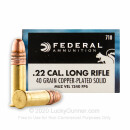 Bulk 22 LR Ammo For Sale - 40 gr Copper Plated Round Nose Ammunition by Federal Game Shok In Stock - 5,000 Rounds