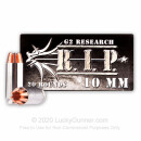 Premium 10mm Auto Ammo For Sale - 115 Grain RIP HP Ammunition in Stock by G2 Research - 20 Rounds