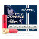 Bulk 28 Gauge Ammo For Sale - 2-3/4” 3/4oz. #6 Shot Ammunition in Stock by Fiocchi - 250 Rounds
