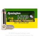 Premium 357 Mag Ammo For Sale - 180 Grain SJHP Ammunition in Stock by Remington HTP - 20 Rounds