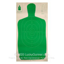 Targets - Champion - Green B27 Paper Silhouette - 100 Targets In Stock