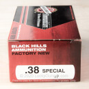 Premium 38 Special +P Ammo For Sale - 100 Grain HoneyBadger Ammunition in Stock by Black Hills - 50 Rounds