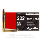 Bulk 223 Rem Ammo For Sale - 55 gr FMJ Ammunition In Stock by Aguila