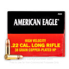 22 LR Ammo For Sale - 38 gr CPHP Ammunition by Federal American Eagle In Stock