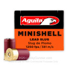 Cheap 12 Gauge Ammo For Sale - 1-3/4" 7/8 oz. Slug Ammunition in Stock by Aguila Minishell - 20 Rounds