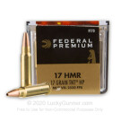 17 HMR Ammo For Sale - 17 gr TNT JHP - Federal V-Shok Ammunition In Stock - 50 Rounds
