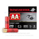 28 Gauge - 2-3/4" 3/4oz. #8 Shot - Winchester AA - 250 Rounds