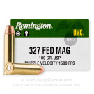 327 Federal Magnum - 100 Grain JSP - Remington UMC - 50 Rounds