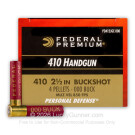 410 Bore - 2-1/2" 000 Buckshot - Federal Premium- 20 Rounds