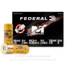 20 Gauge - 2-3/4" 7/8oz. #8 Shot - Federal Master Class - 25 Rounds