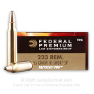 223 Rem - 55 Grain Soft Point - Federal LE Tactical TRU - 500 Rounds