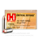 32 H&R Magnum - 80 Grain FTX - Hornady Critical Defense - 25 Rounds