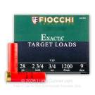 28 Gauge - 2-3/4" #9 Target - Fiocchi - 25 Rounds