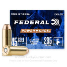 45 Long Colt - 235 Grain JHP - Federal Power-Shok Handgun - 200 Rounds