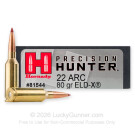 22 ARC - 80 Grain ELD-X - Hornady Precision Hunter - 20 Rounds