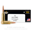 6.5 PRC - 140 Grain HPBT - Armscor USA - 20 Rounds