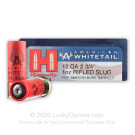 12 Gauge - 2-3/4" 1oz. Rifled Slug - Hornady American Whitetail - 100 Rounds