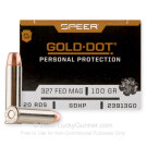 327 Federal Magnum - 100 Grain JHP - Speer Gold Dot - 20 Rounds