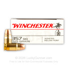 357 Sig - 125 Grain JHP - Winchester USA - 50 Rounds