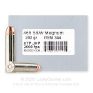 460 S&W Magnum - 240 Grain XTP - Underwood - 20 Rounds
