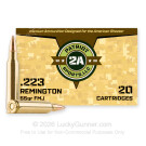 223 Rem - 55 Grain FMJ - Patriot Sports - 20 Rounds