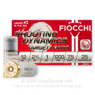 12 ga - 2-3/4" - 1 oz #7.5 Lead Shot - Fiocchi - 25 Round