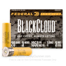 20 Gauge - 3" 1oz. #3 Steel Shot - Federal Black Cloud - 25 Rounds