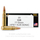 5.56x45 - 77 Grain OTM - Armscor Subsonic - 200 Rounds