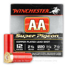 12 Gauge - 2-3/4" 1-1/4oz. #7.5 Shot - Winchester AA Super Pigeon - 250 Rounds