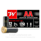 12 Gauge - 2-3/4" 1oz. #8 Shot - Winchester AA Super Spreader - 250 Rounds