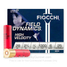 28 Gauge - 2-3/4" 3/4oz. #6 Shot - Fiocchi - 25 Rounds