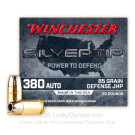 380 Auto - 85 Grain JHP - Winchester Silvertip - 200 Rounds