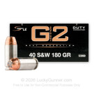 40 S&W - 180 Grain Bonded HP - Speer LE Gold Dot G2 - 1000 Rounds