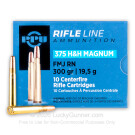 375 H&H Magnum - 300 Grain FMJ RN - Prvi Partizan - 10 Rounds