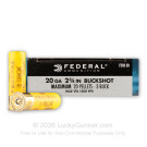 20 ga - 2-3/4" # 3 Buck - Federal Power Shok - 5 Rounds