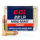 22 LR - 40 Grain CPRN - CCI Mini-Mag - 100 Rounds