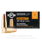 7.62 Tokarev - 85 Grain JHP - Prvi Partizan Defense Line - 50 Rounds