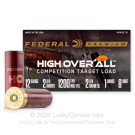 12 Gauge - 2-3/4" 1oz. #8 Shot - Federal High Over All - 25 Rounds