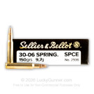 30-06 - 150 gr SPCE - Sellier & Bellot - 400 Rounds